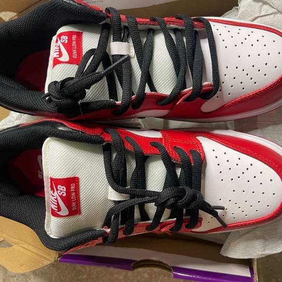 Nike Red and Black Athletic Shoes - Picture 2 of 10